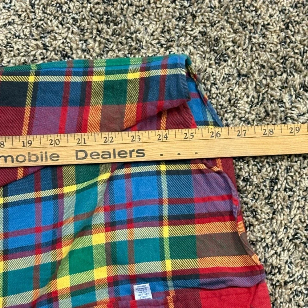 Polo Ralph Lauren Plaid Button Down Shirt Flannel Multi Color Large